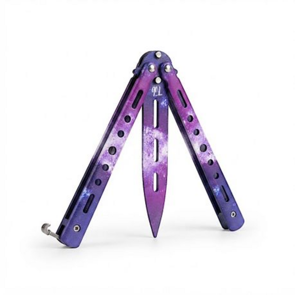Tvb Unsharpened Galaxy Print Butterfly Trainer for Skill Building & Tricks - Image 5