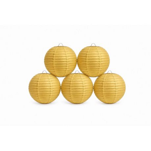 Chinese Paper Lanterns - 5 Pack - Large 40cm Round Hanging Lanterns - Image 26