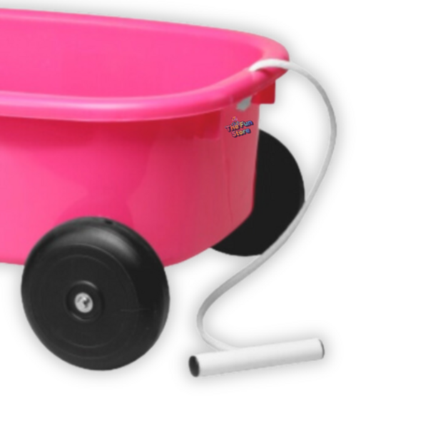 Kid's Pull Wagon: Spark Imagination & Outdoor Fun in BLUE, PINK & RED - Image 6
