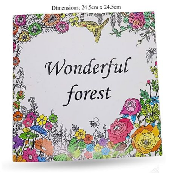 24-Page Wonderful Forest Mandala Colouring Book - Beginner-Friendly! - Image 6
