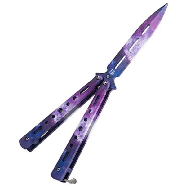 Tvb Unsharpened Galaxy Print Butterfly Trainer for Skill Building & Tricks - Image 3