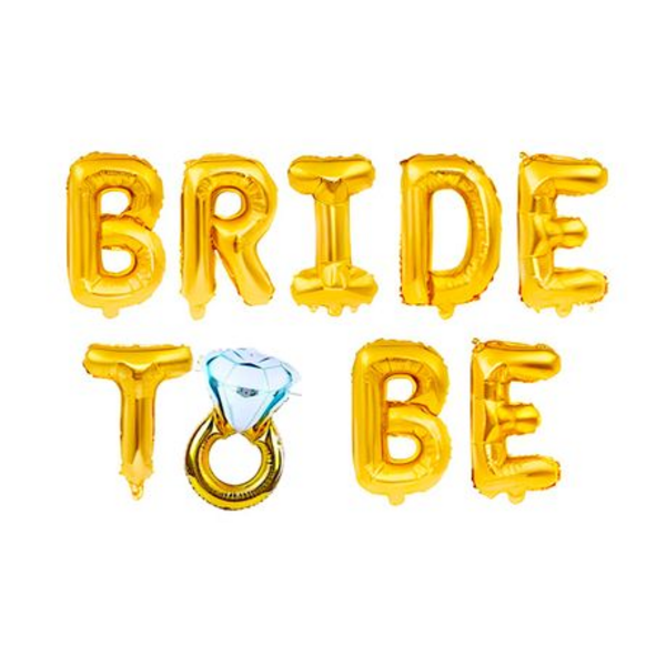 Bride to Be Wedding Party Bridal Foil Decoration Kit Set - Image 8