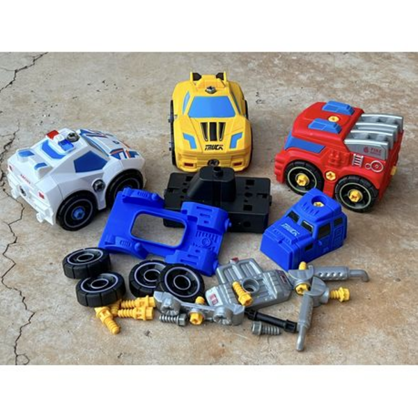 4 Take Apart - Disasemble STEM City Cars for Kids Toy Ages 4 5 6+ - Image 2