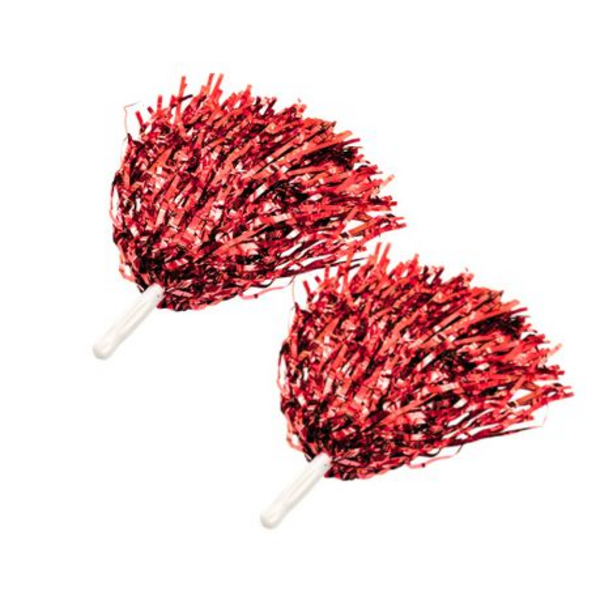 Sparkle in Every Shake Set of 2 Pom Poms - Vibrant Shine for Every Cheer - Image 26