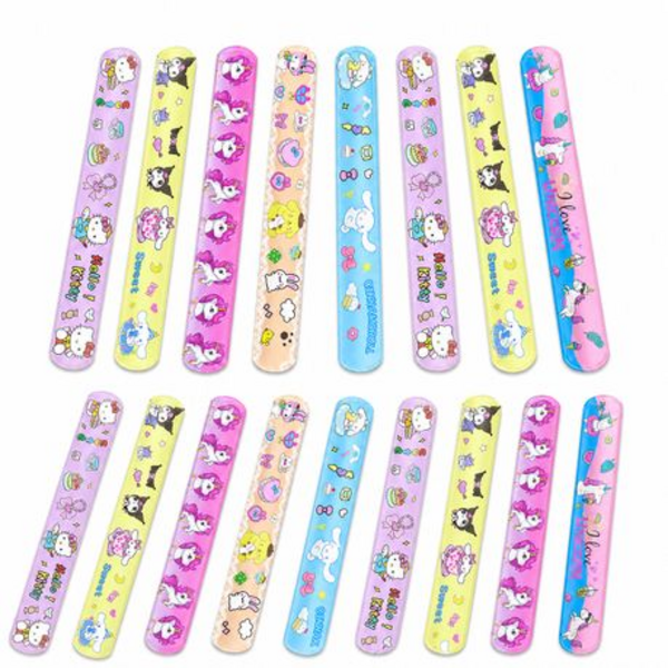 30 Emoji & Unicorn Snap Wristbands - Image 12