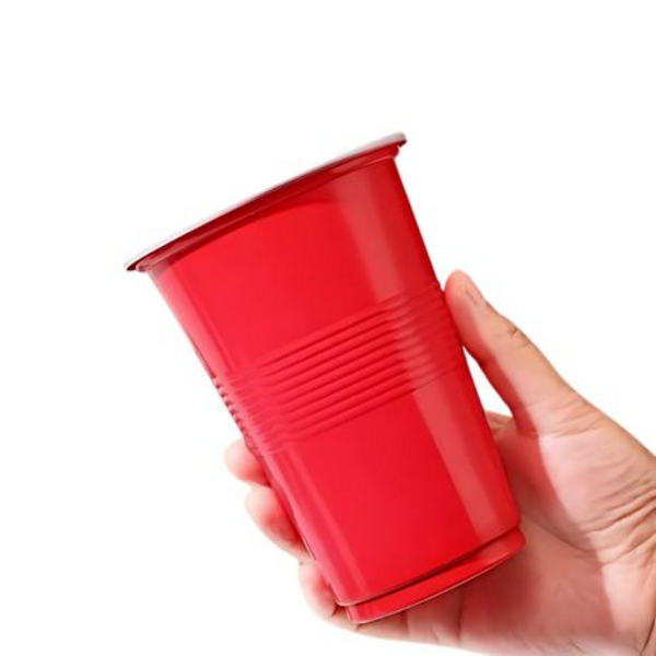 60 x 450ml Durable Disposable Plastic Cups for Parties & Events