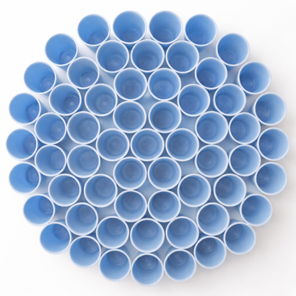 50 Disposable Party Cups - 470ml / 16oz Sturdy Plastic Drinking Cups - Image 28