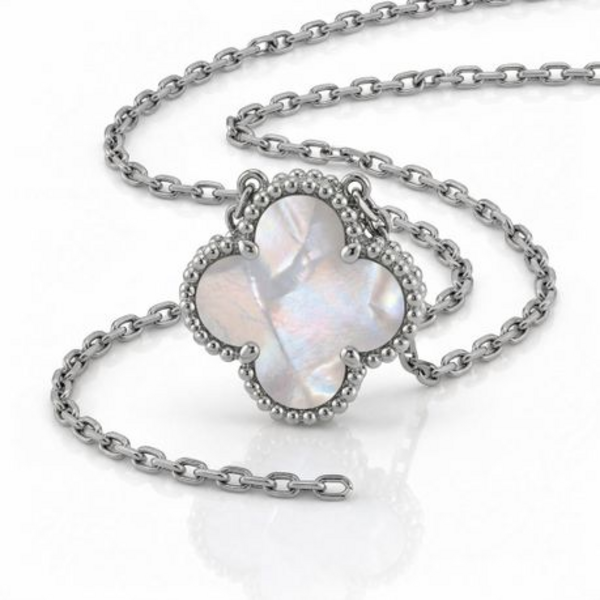 Four Leaf Clover - Van Cleef Pendant Necklace - Luck in Bloom - Image 9