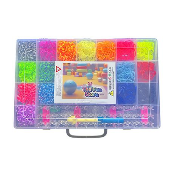 Loom Band Starter Kit - Create Endless Designs 22 Assorted Color Bands