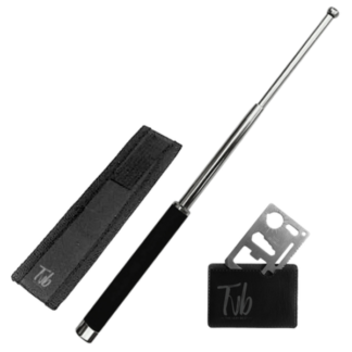 Tvb Extendable Tactical, Self Defence & Survival Baton Stick.