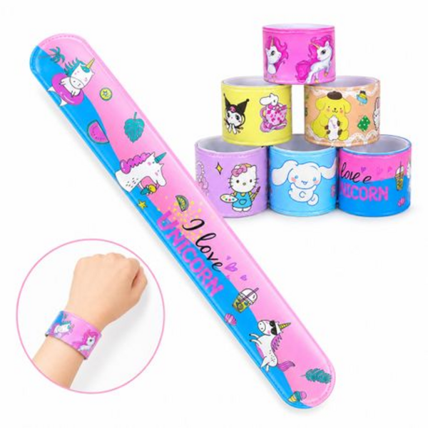 30 Emoji & Unicorn Snap Wristbands - Image 15