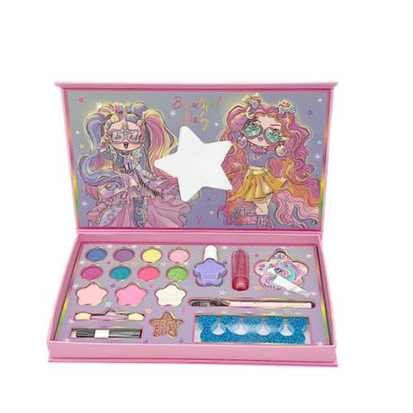 Little Luxe: 18-in-1 Makeup Cosmetic Kit for Trendsetting Kids