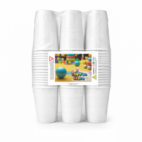 50 Disposable Party Cups - 470ml / 16oz Sturdy Plastic Drinking Cups - Image 30