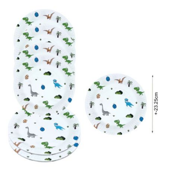 Prehistoric Party Essentials - 60-Piece Disposable Tableware Set - Image 6