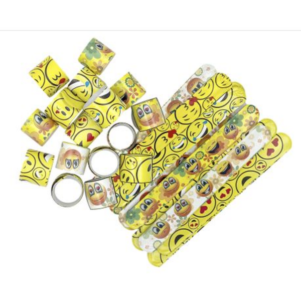 30 Emoji & Unicorn Snap Wristbands - Image 4