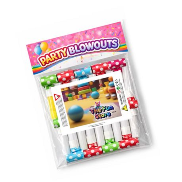 Colourful Polka Party Blowouts with White Polka Dots - Perfect Party Favors - Image 6