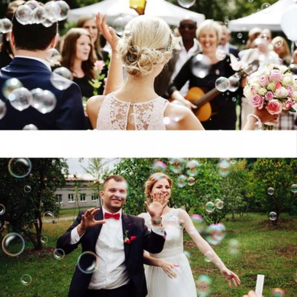 Create a Love-Filled Atmosphere with Our Wedding Bubbles - Image 7