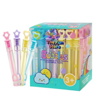 48pc Vibrant Bubble Wands with Decorative Shapes - Perfect for Celebrations
