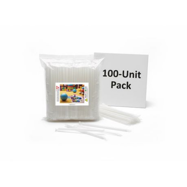 Smoothie Slush Large Jumbo Straws - Clear - Individually Wrapped - Image 7