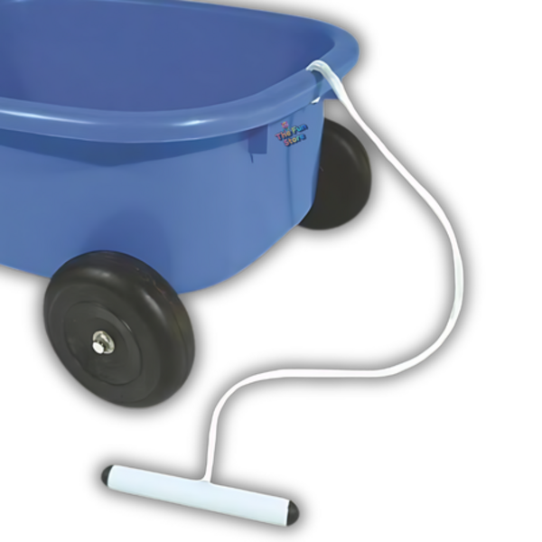Kid's Pull Wagon: Spark Imagination & Outdoor Fun in BLUE, PINK & RED - Image 13