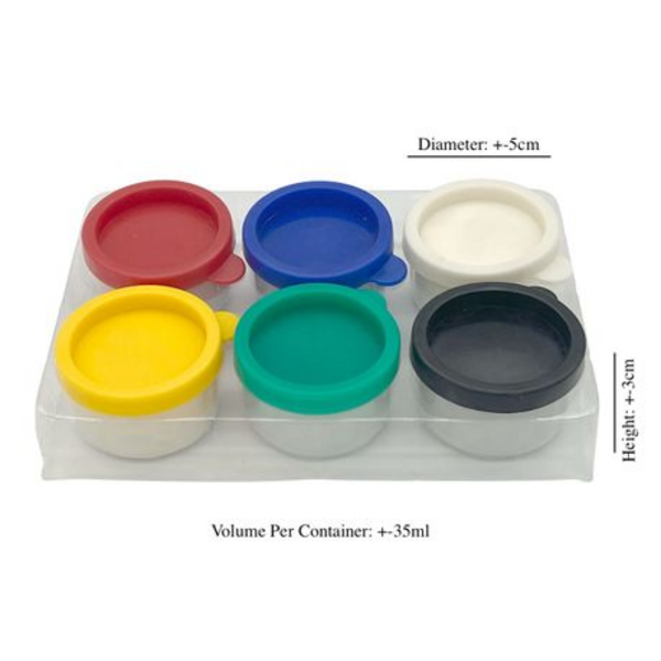 Unleash Creativity - Kids Finger Paint Art Set with 6 Colors and 3 Canvas