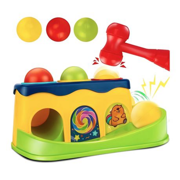 Hammer Time! - Classic Educational Hammer Ball Toy for Babies & Toddlers