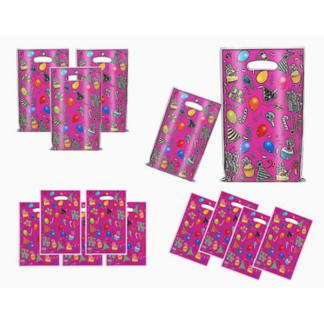 Add a Pop of Colour to Your Party with Our Pack Of 30 Magenta Loot Bags!