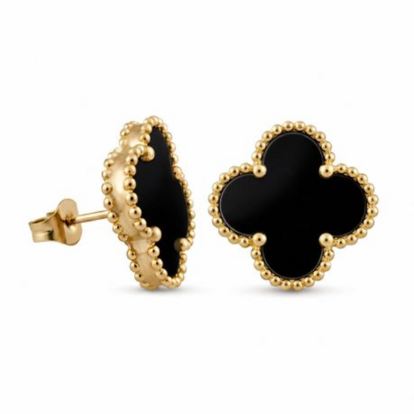 Elevate your style with timeless Vintage Alhambra Earringse. - Image 2