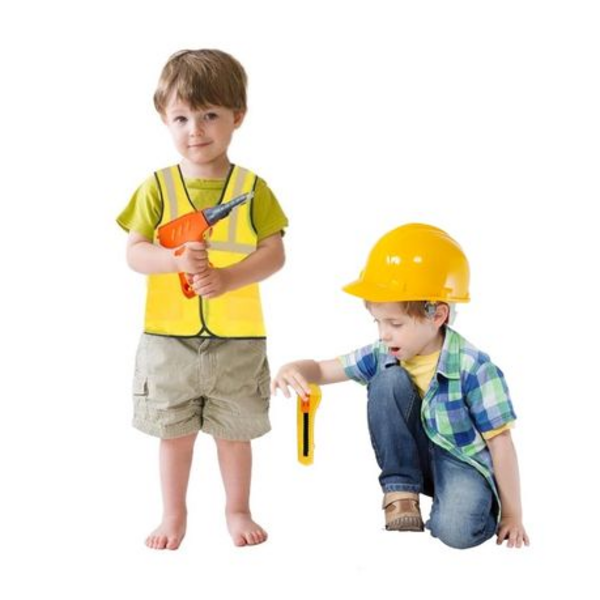 Kids' Toy Plastic Tool Set - Perfect for Little DIY Enthusiasts! - Set of 17
