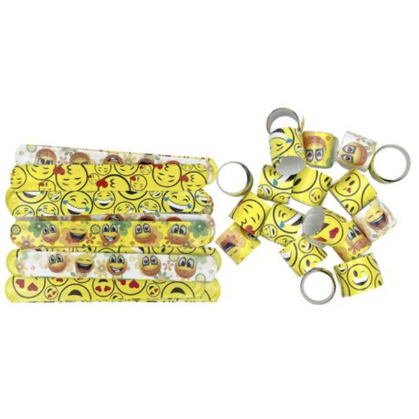 30 Emoji & Unicorn Snap Wristbands - Image 3
