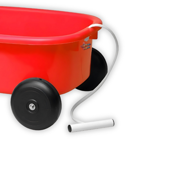 Kid's Pull Wagon: Spark Imagination & Outdoor Fun in BLUE, PINK & RED - Image 5