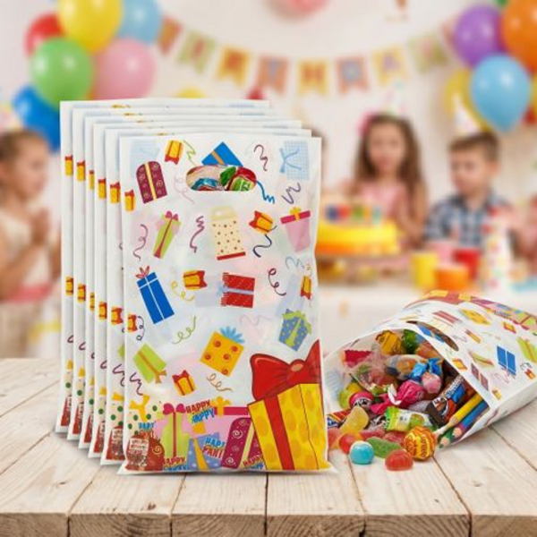 Pack of 30 All-in-One Party Solution, Birthday Party Plastic Bags - Image 4