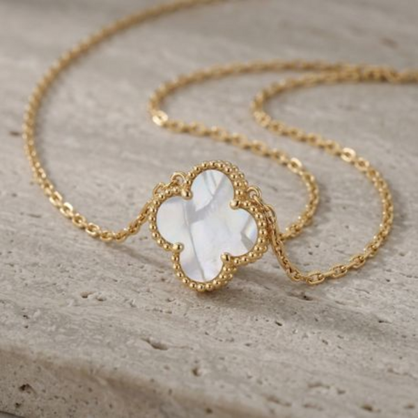 Four Leaf Clover - Van Cleef Pendant Necklace - Luck in Bloom - Image 12