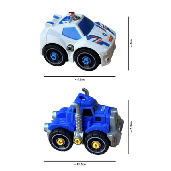 4 Take Apart - Disasemble STEM City Cars for Kids Toy Ages 4 5 6+ - Image 4