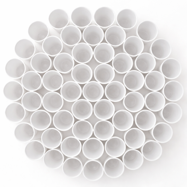 50 Disposable Party Cups - 470ml / 16oz Sturdy Plastic Drinking Cups - Image 32