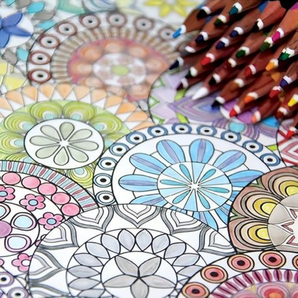 Find Your Inner Peace: 24-Page Zen Mandalas Creative Colouring Book