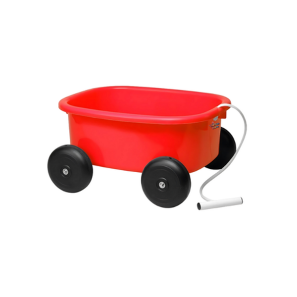Kid's Pull Wagon: Spark Imagination & Outdoor Fun in BLUE, PINK & RED - Image 12