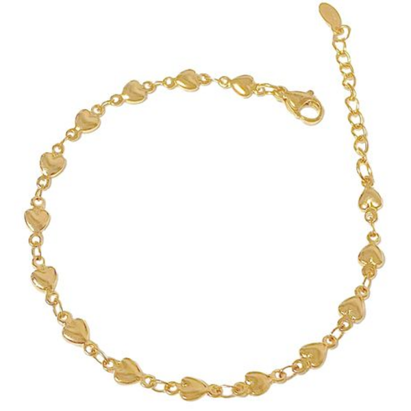 Love Wrapped Around Your Wrist: The Heartfelt Bracelet - Gold - Image 4