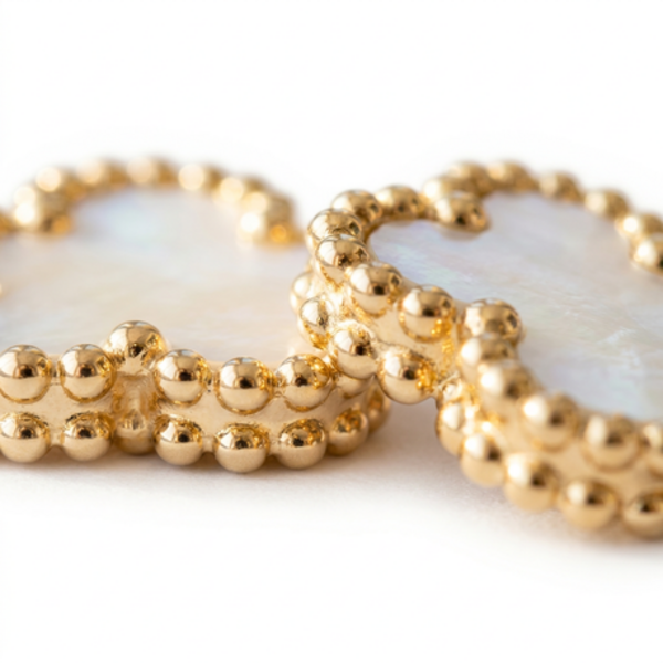 Elevate your style with timeless Vintage Alhambra Earringse. - Image 12