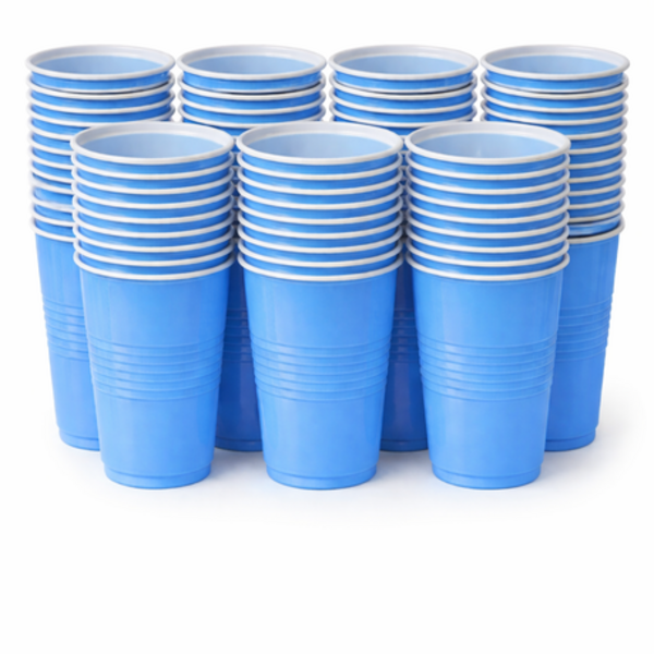 50 Disposable Party Cups - 470ml / 16oz Sturdy Plastic Drinking Cups - Image 20