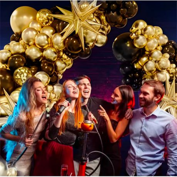 60-Piece "Let's Party" Balloon Kit Decoration Set - Image 7