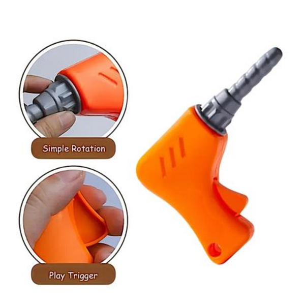 Kids' Toy Plastic Tool Set - Perfect for Little DIY Enthusiasts! - Set of 17