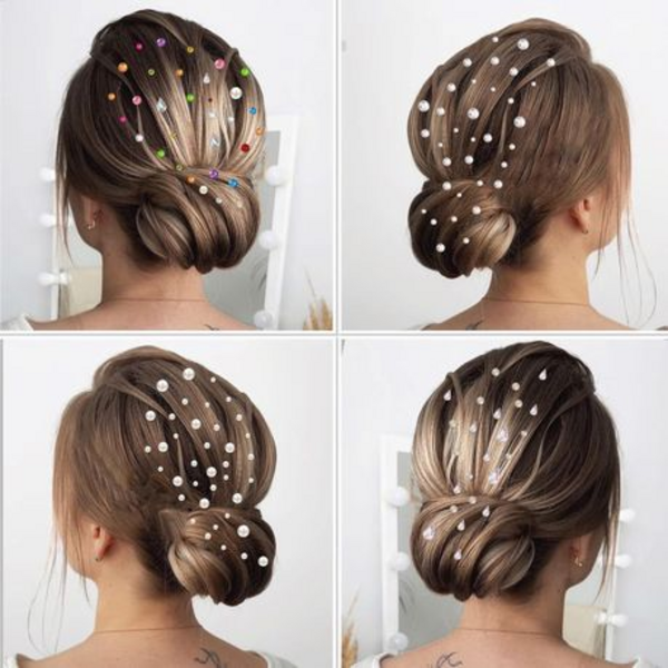 Double Pack of Nordik 3D Shimmering Rhinestone Face and Body Gems - Image 3