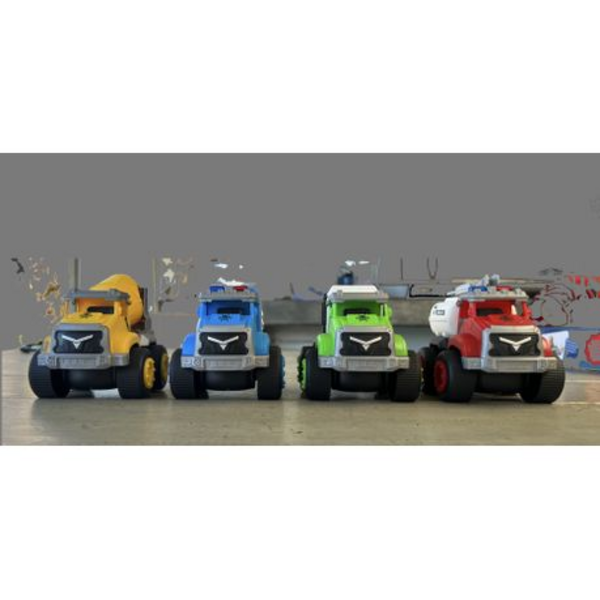 Roll Out the Red Carpet with Set of 4 Non Take Apart Trucks - Image 7