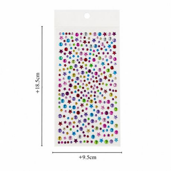 Double Pack of Nordik 3D Shimmering Rhinestone Face and Body Gems - Image 17