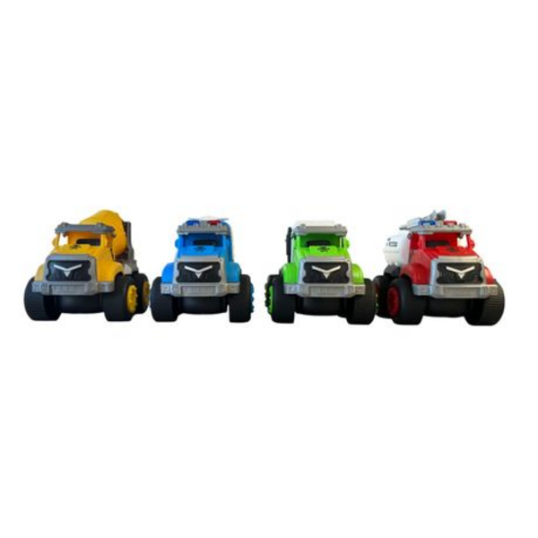 Roll Out the Red Carpet with Set of 4 Non Take Apart Trucks - Image 3