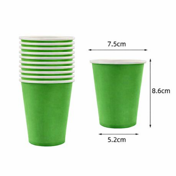 Disposable Party Set for 30 - White Paper Plates, Cups & Napkins Combo Pack - Image 23
