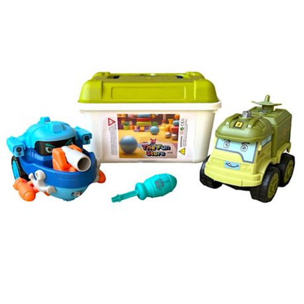 Mission Ready: Set of 2 Military Take Apart and Reconstruct Vehicles - Image 9