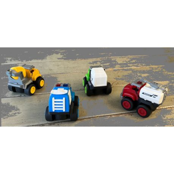 Roll Out the Red Carpet with Set of 4 Non Take Apart Trucks - Image 6