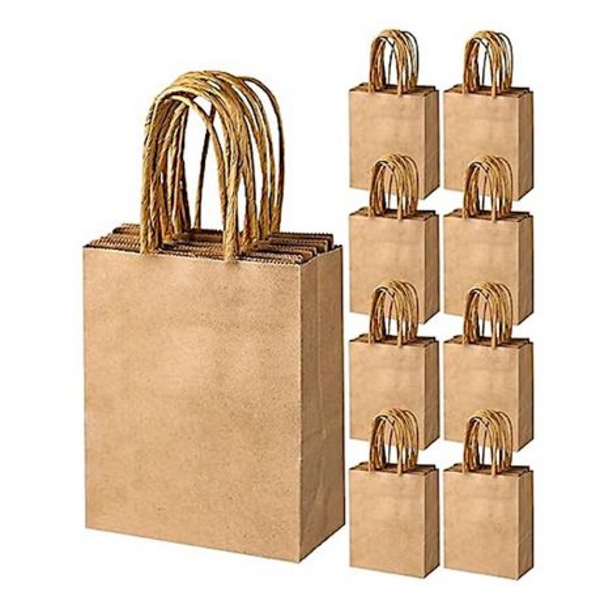 Wrap your gifts in earth-tone charm - 24 bags, endless possibilities. - Image 2